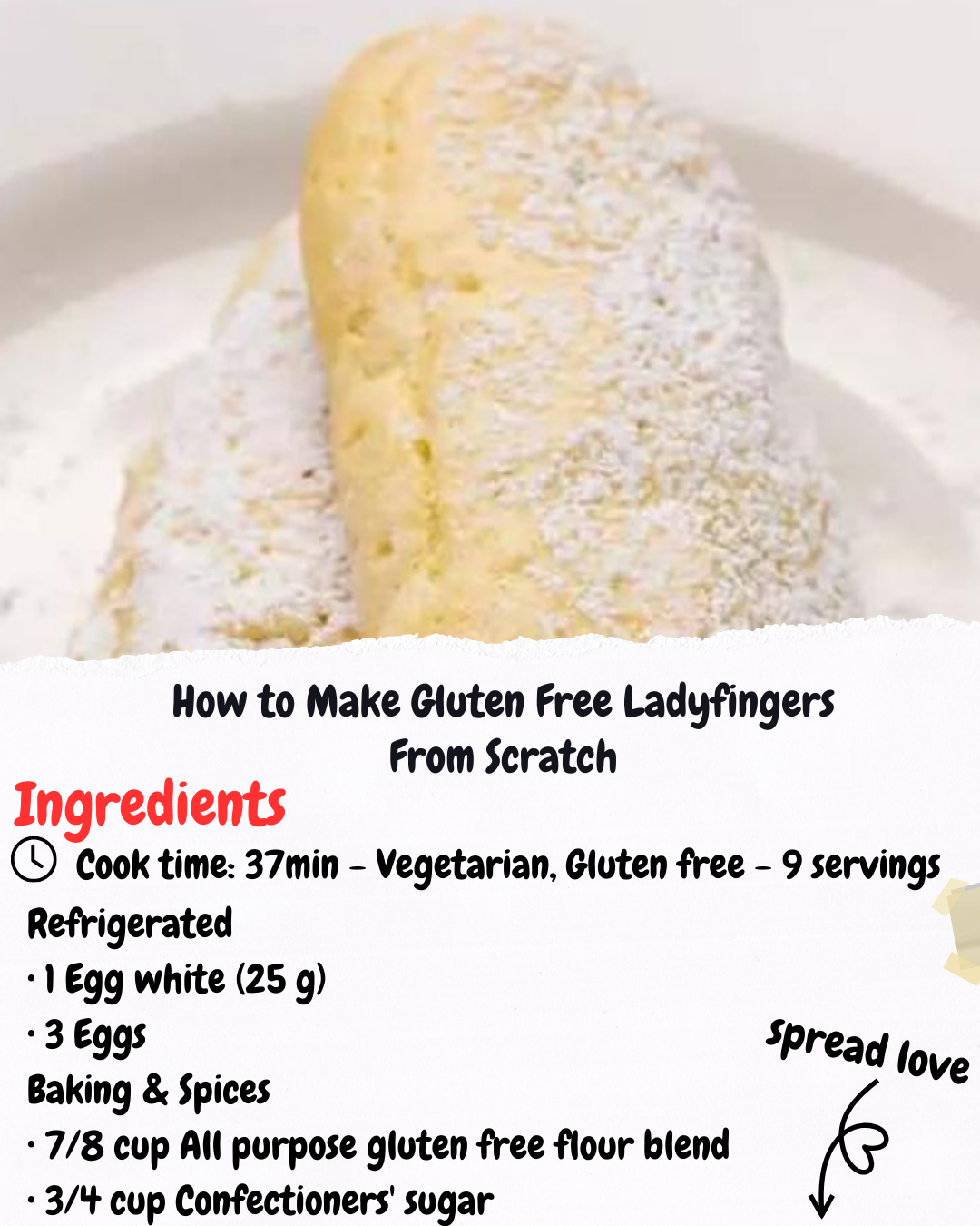 How to Make Gluten Free Ladyfingers From Scratch -