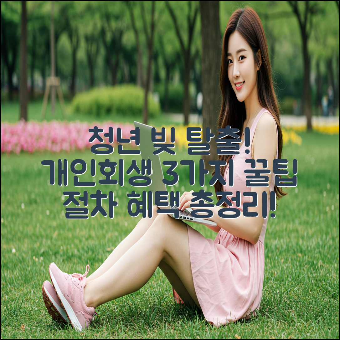 청년 3가지 채무 해결: 개인회생 절차 & 혜택!