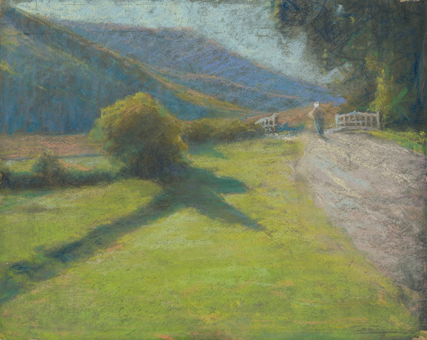 Road at the edge of the forest 1921