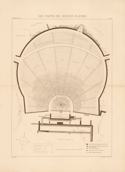 Theater des Dionysos zu Athen 1911