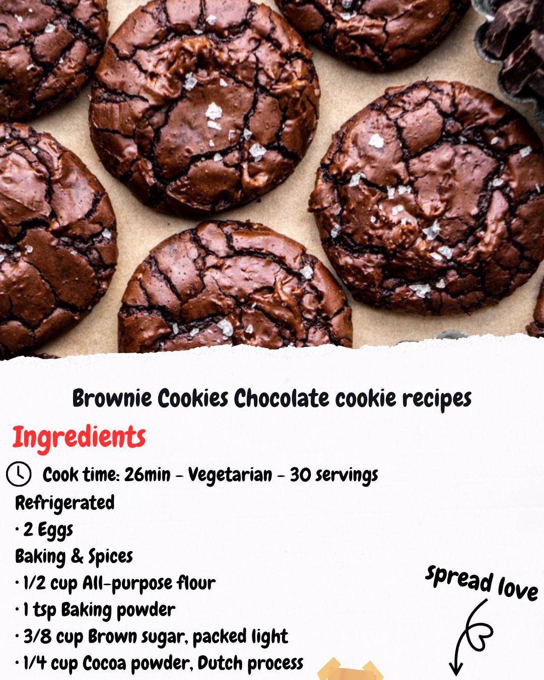 Brownie Cookies Chocolate cookie recipes