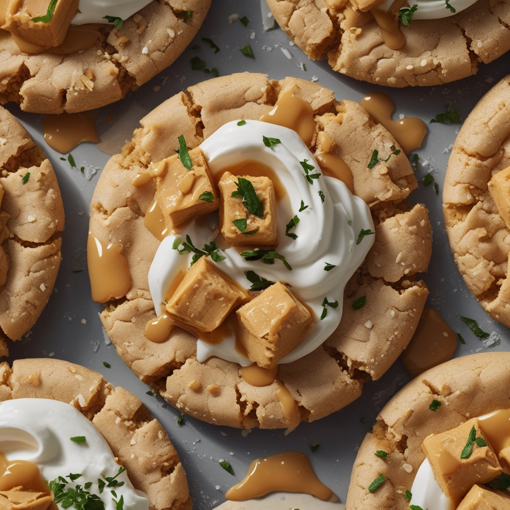 Healthy Peanut Butter Greek Yogurt Cookies - Easy Homemade Snack finished