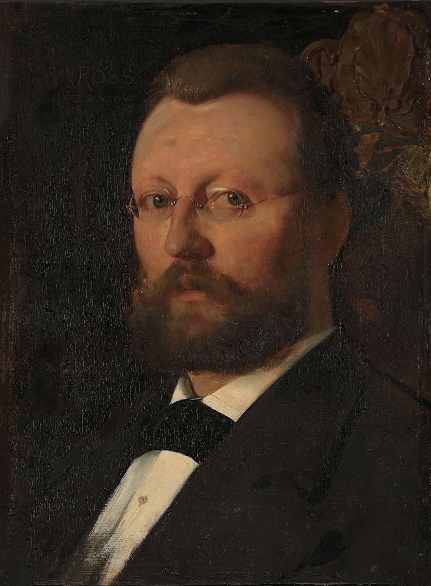 Portrait of the Painter Christian Meyer Ross 1879