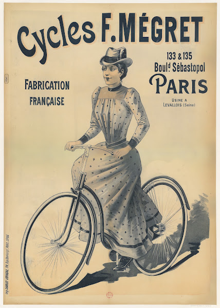 Cycles FMégret Fabrication française 133  135 Boulevard Sébastopol Paris 1894