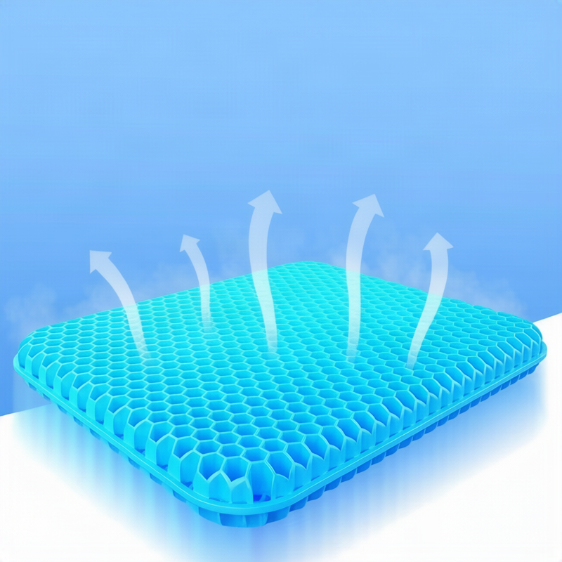Gel-Sitzkissen mit Wabenmuster, kühlend