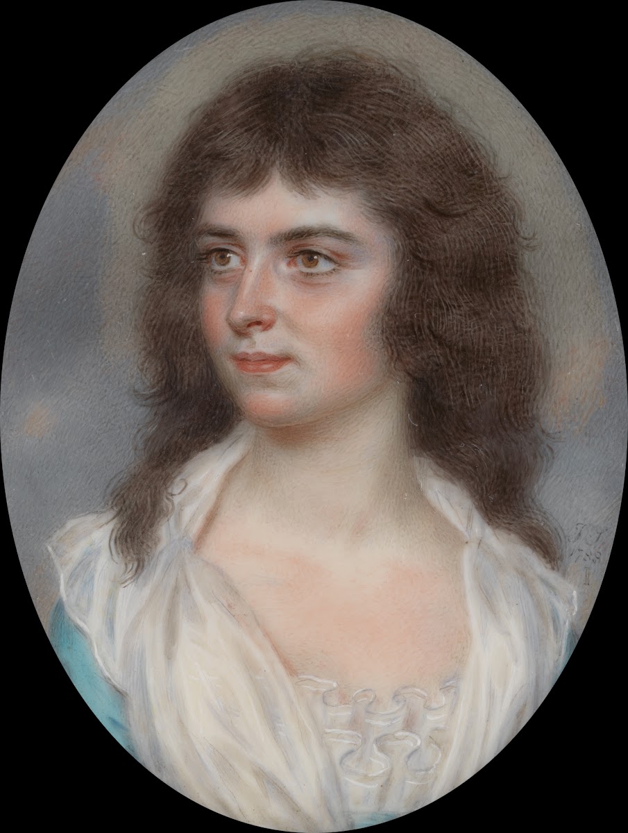 Portrait of a Young Lady probably the artists daughter Anna Maria Woolf 1788