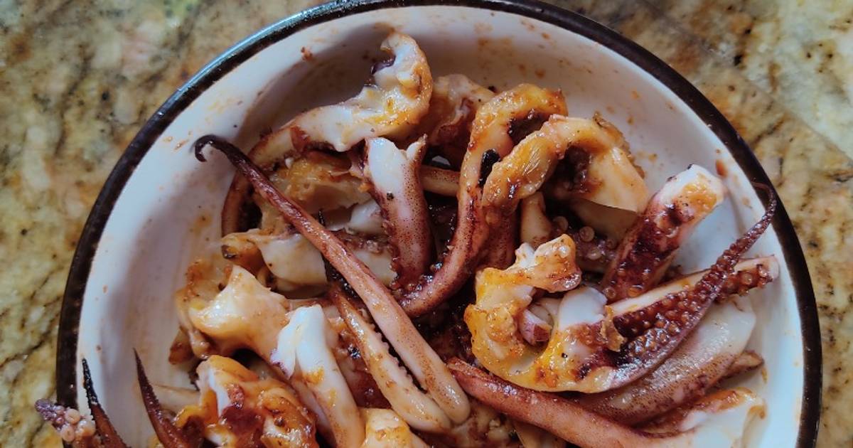 Bạch tuộc nướng sa tế 🐙