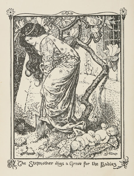 The Stepmother digs a Grave for the Babies 1906