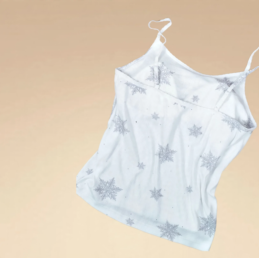 Christmas loungewear set with snowflake design