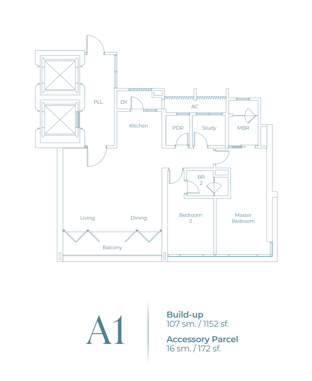 Lightwater Residences 戶型圖