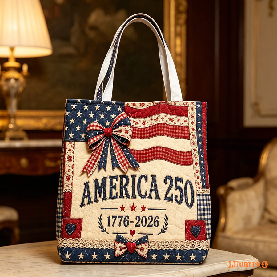 3D Quilted Tote Bag