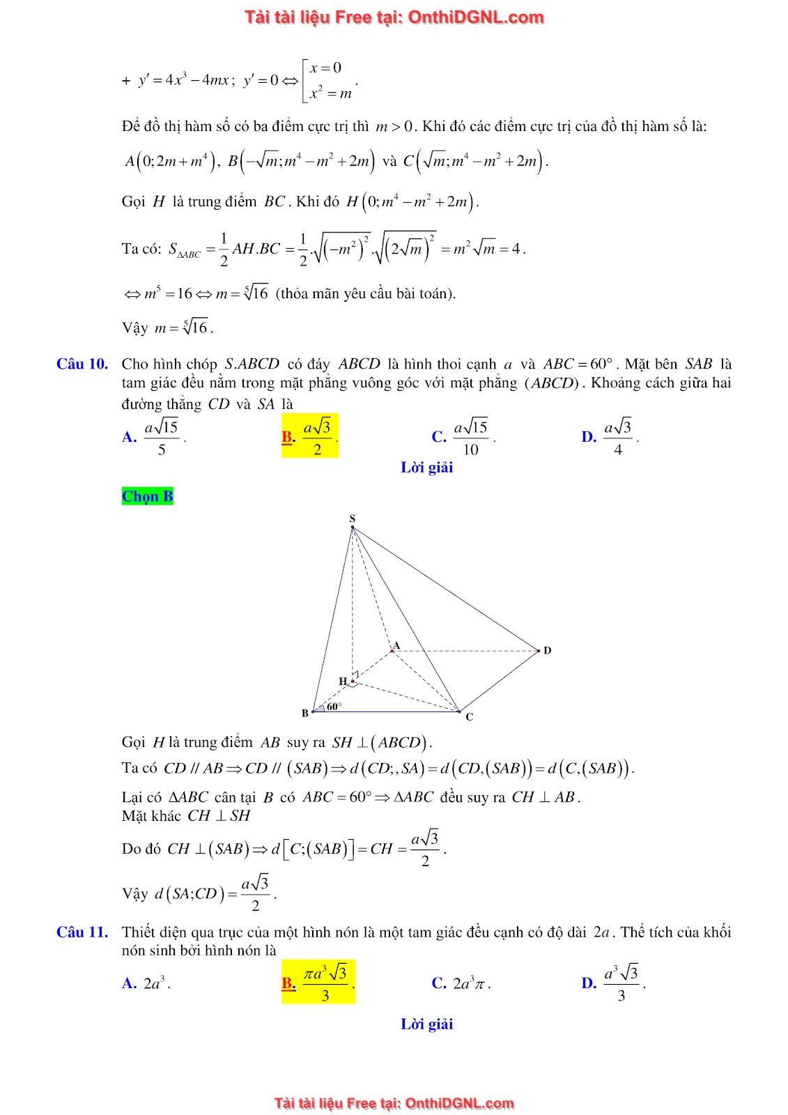 16 Đề ôn DGNL Sư Phạm HN môn toán - có đáp án