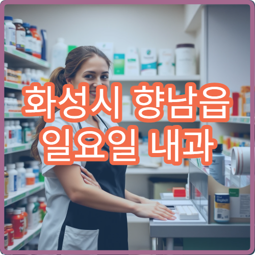 화성시 향남읍 일요일 내과 병원 안내 주말 문 여는 내과 정보