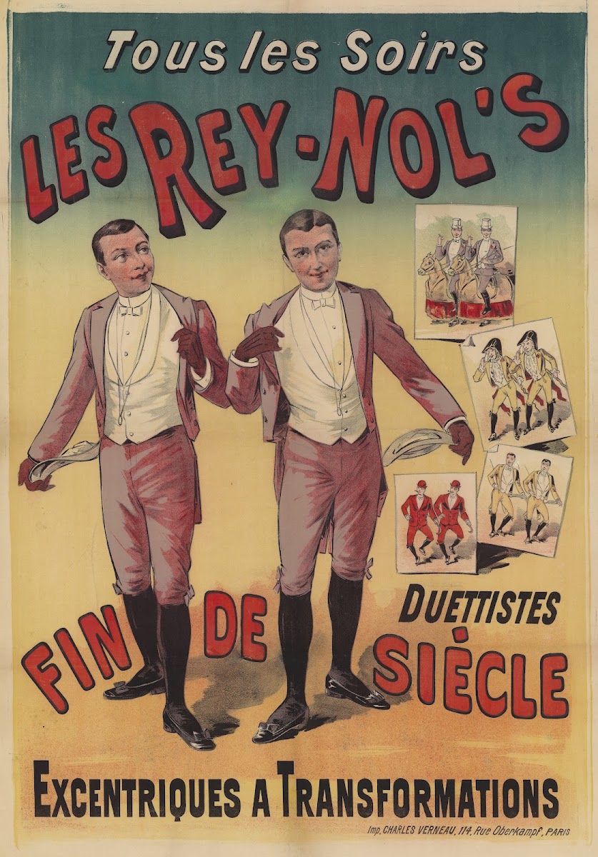 Tous les soirs les Rey Nols duettistes fin de siécle 1890 1900