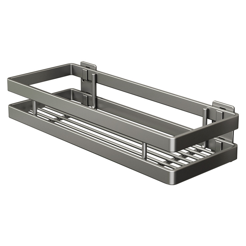 Wandmontiertes Küchenregal aus Aluminium