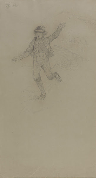 Løpende gutt between 1869   1873