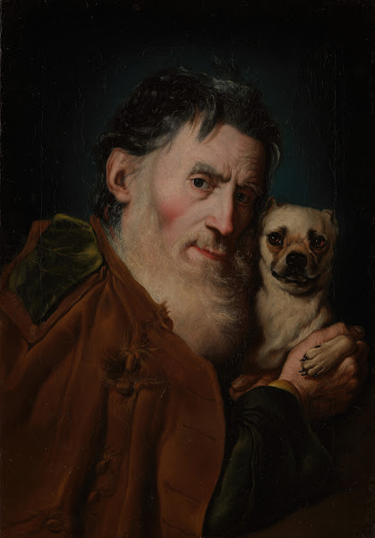 An Old Man with a Dog 1740s