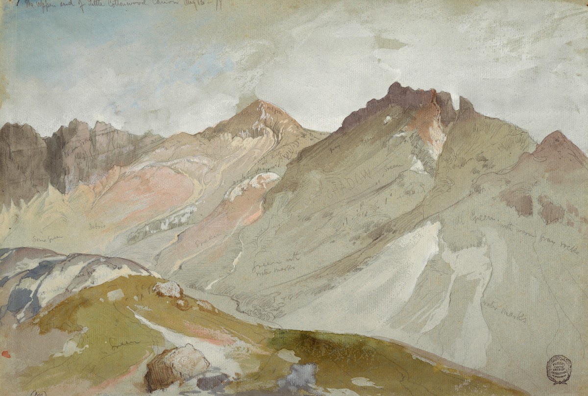 The Upper End of Little Cottonwood Canyon Wasatch Range near Ogden Utah 1879