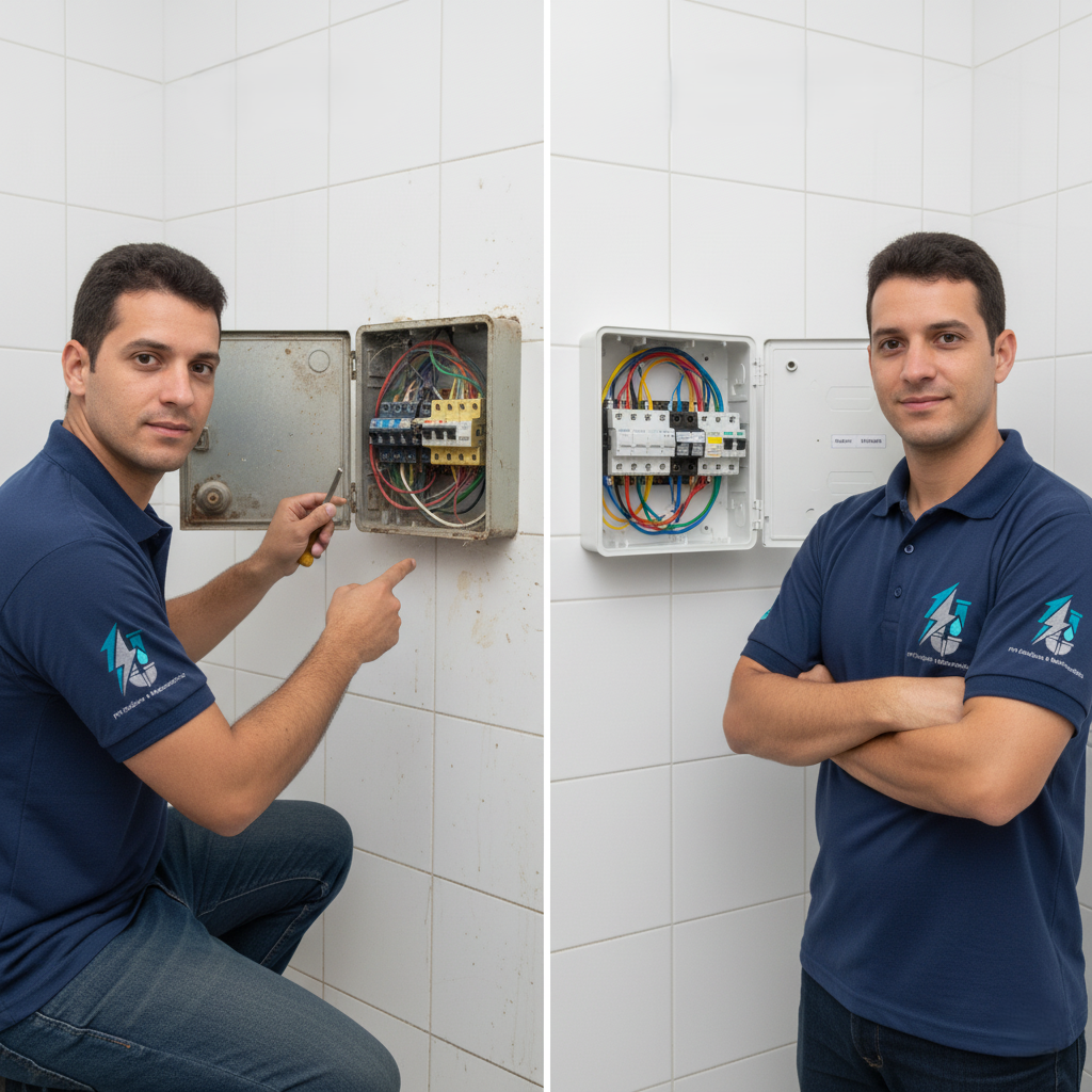Instalação de Chuveiro