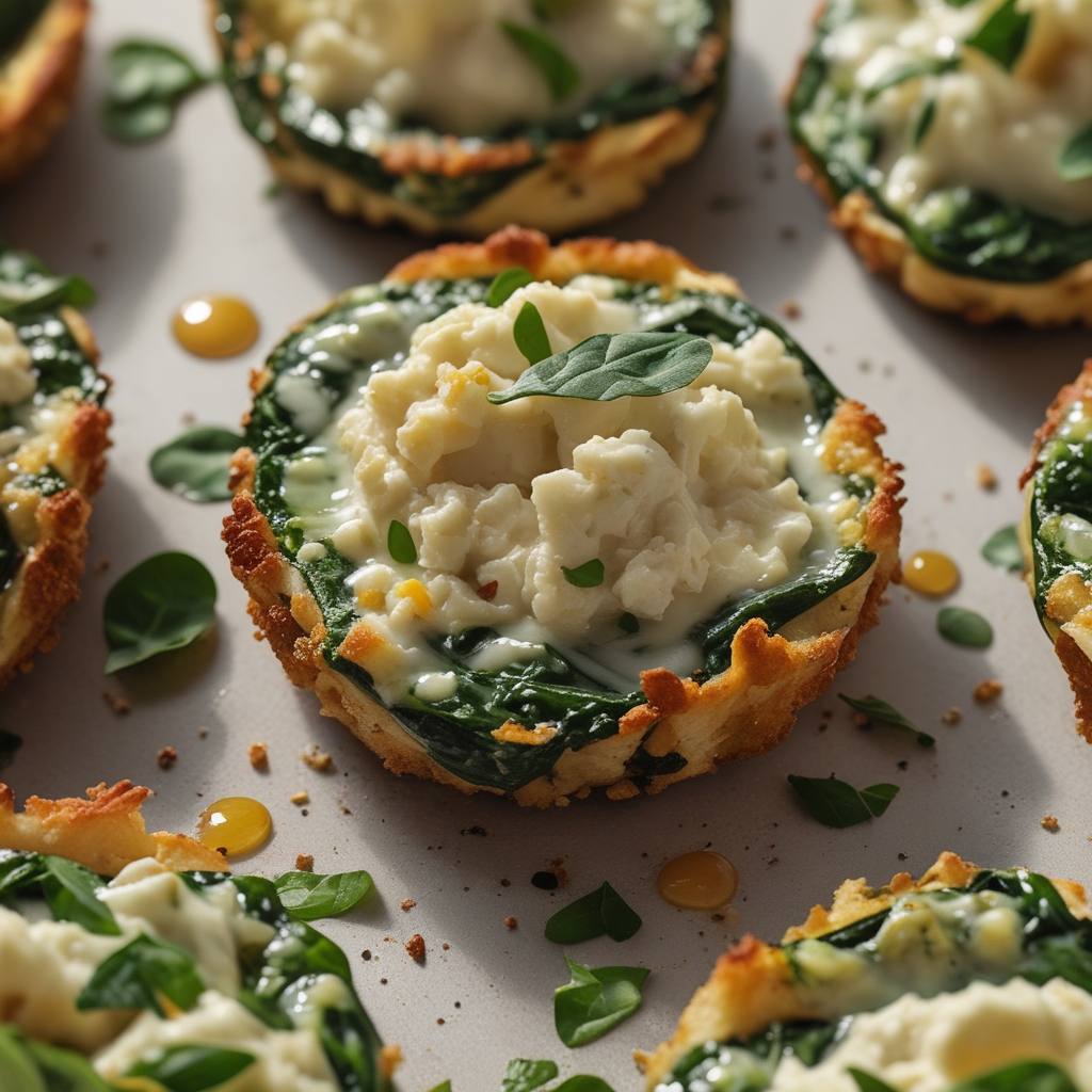 20-Minute Spinach Ricotta Bites Recipe – Irresistibly Easy Appetizer for Quick Snacking finished
