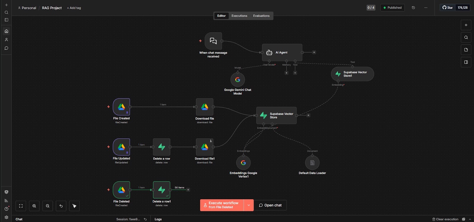 Google Drive RAG AI Knowledge Agent
