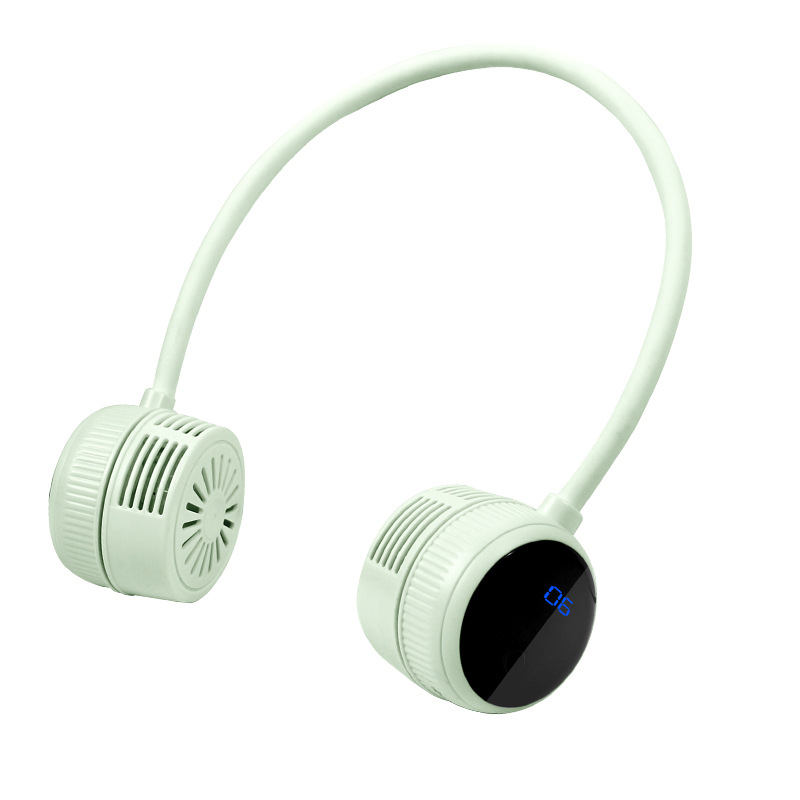 Portable neck fan with USB charging