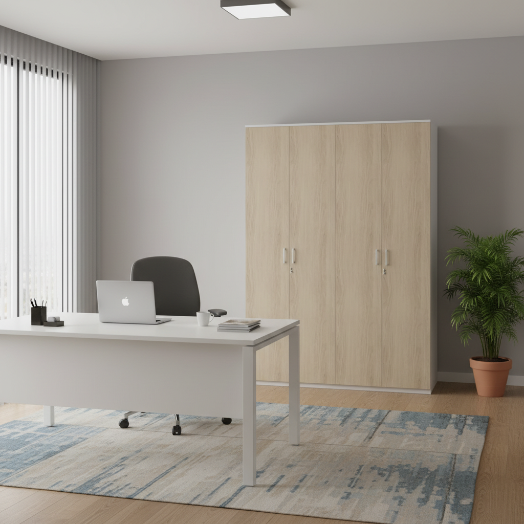 RADAR Color Full Height Four-Door Storage (File) Cabinet