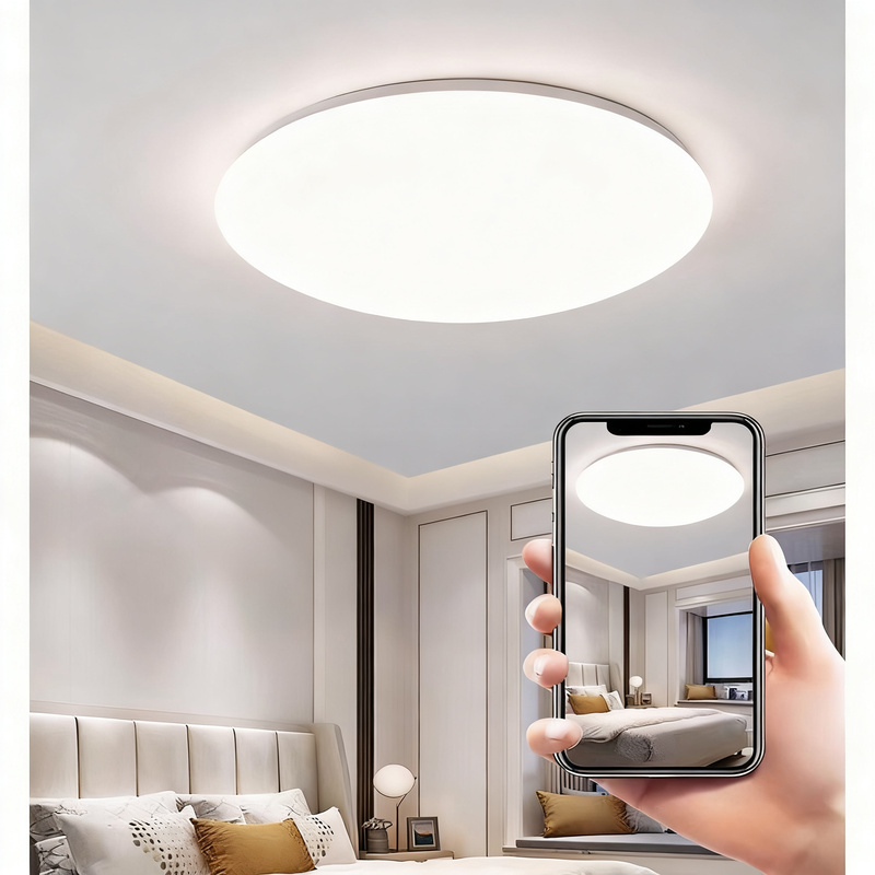 Deckenleuchte mit LED und Sprachsteuerung