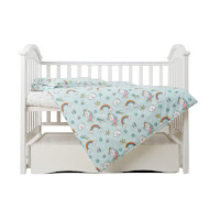 Changing bed 3 el Twins Unicorn mint