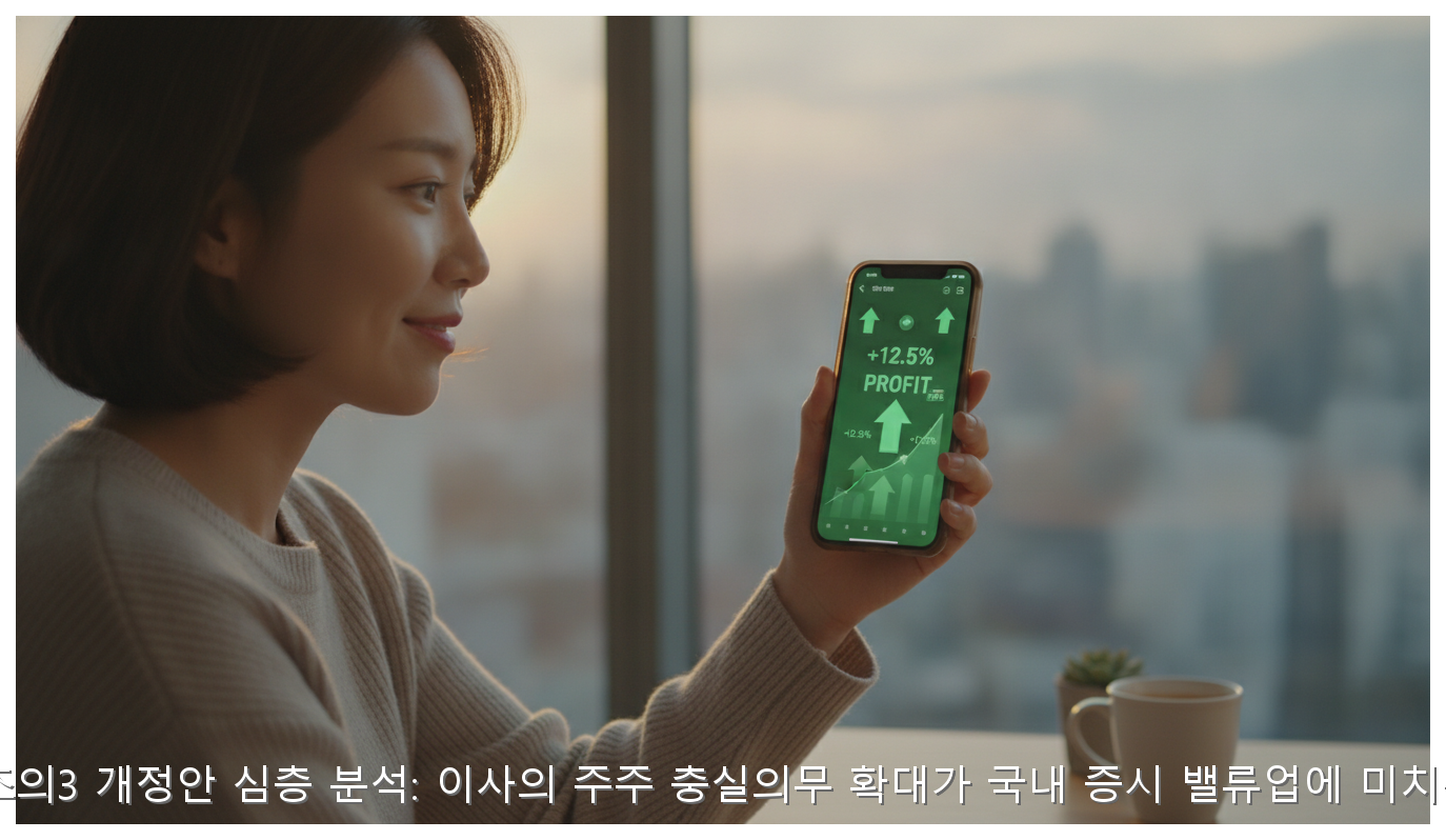 K-상법 제382조의3 개정안 심층 분석: 이사의 주주 충실의무 확대가 국내 증시 밸류업에 미치는 실질적 영향 핵심 안내 및 분석 인포그래픽 (7)