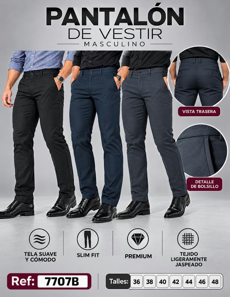 Pantalón de vestir slim fit · foto 2
