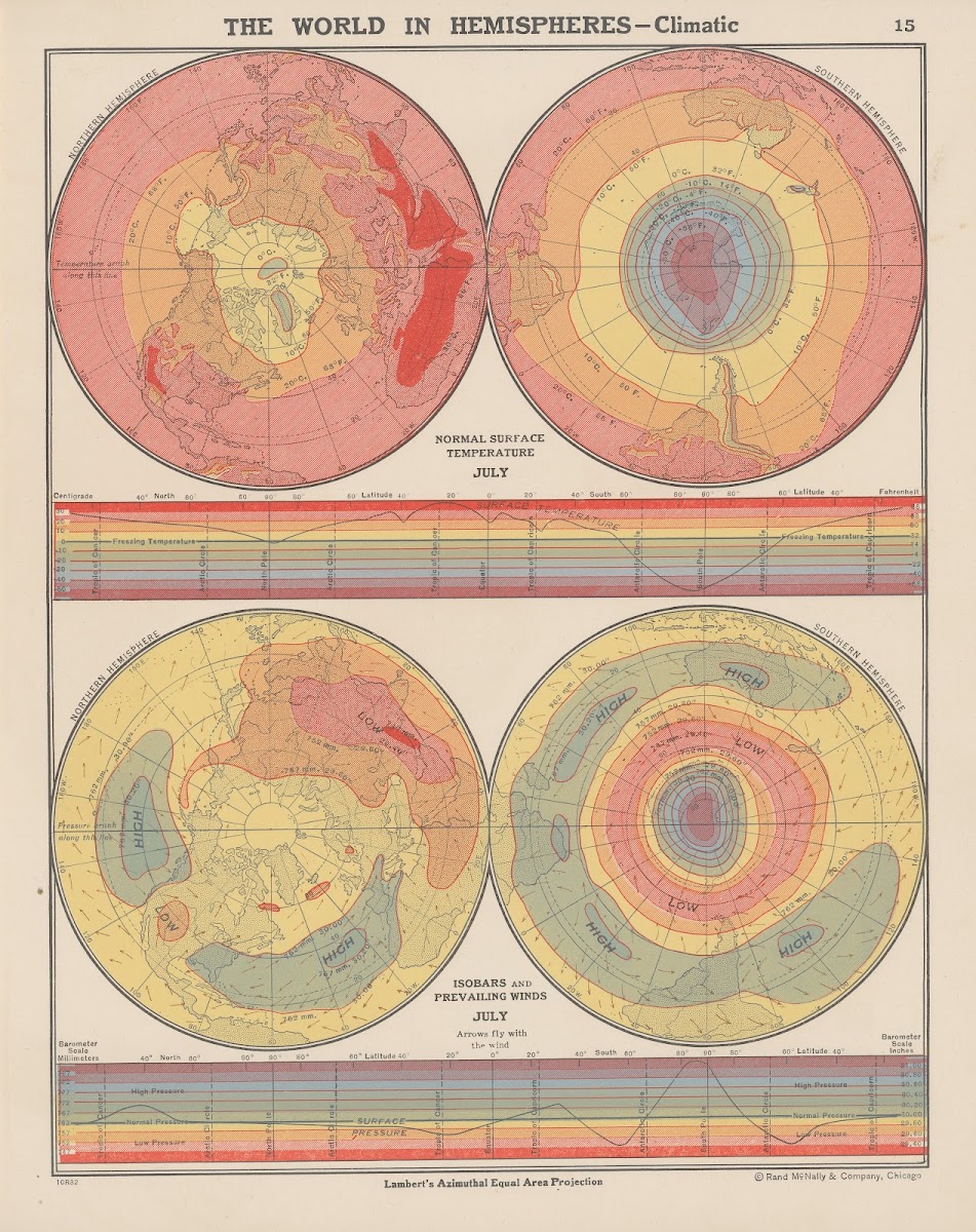 The World in HemispheresClimatic 1943