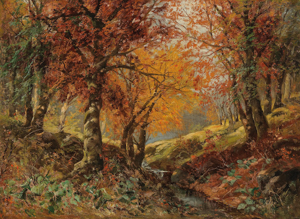 A Forest Glade in Autumn