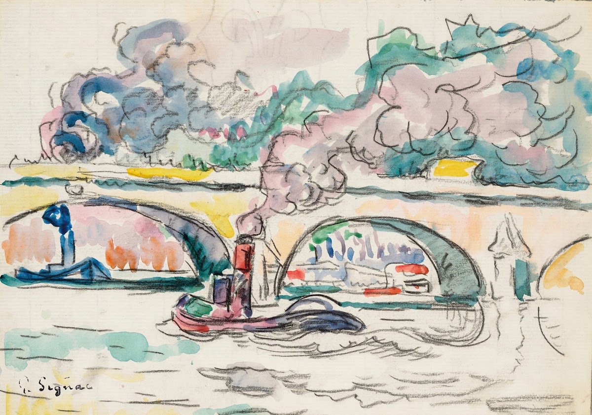 Paris Le Pont Royal 1910