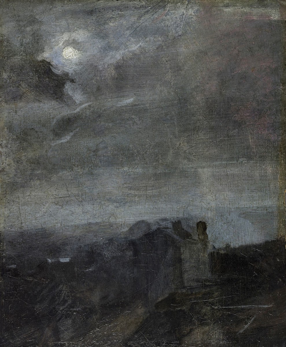 Crépuscule effet de lune 1850 1875