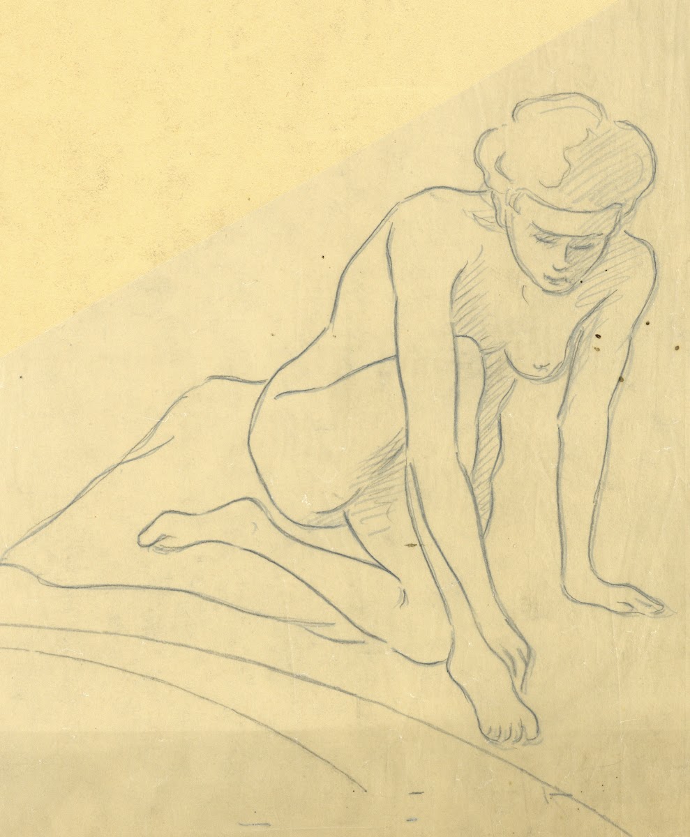 Zittende figuur