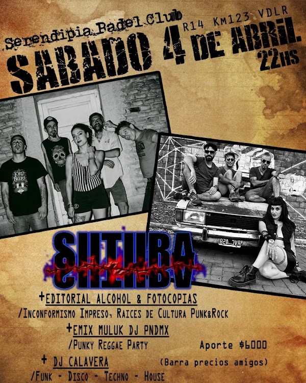Noche de rock, punk, reggae y electrónica