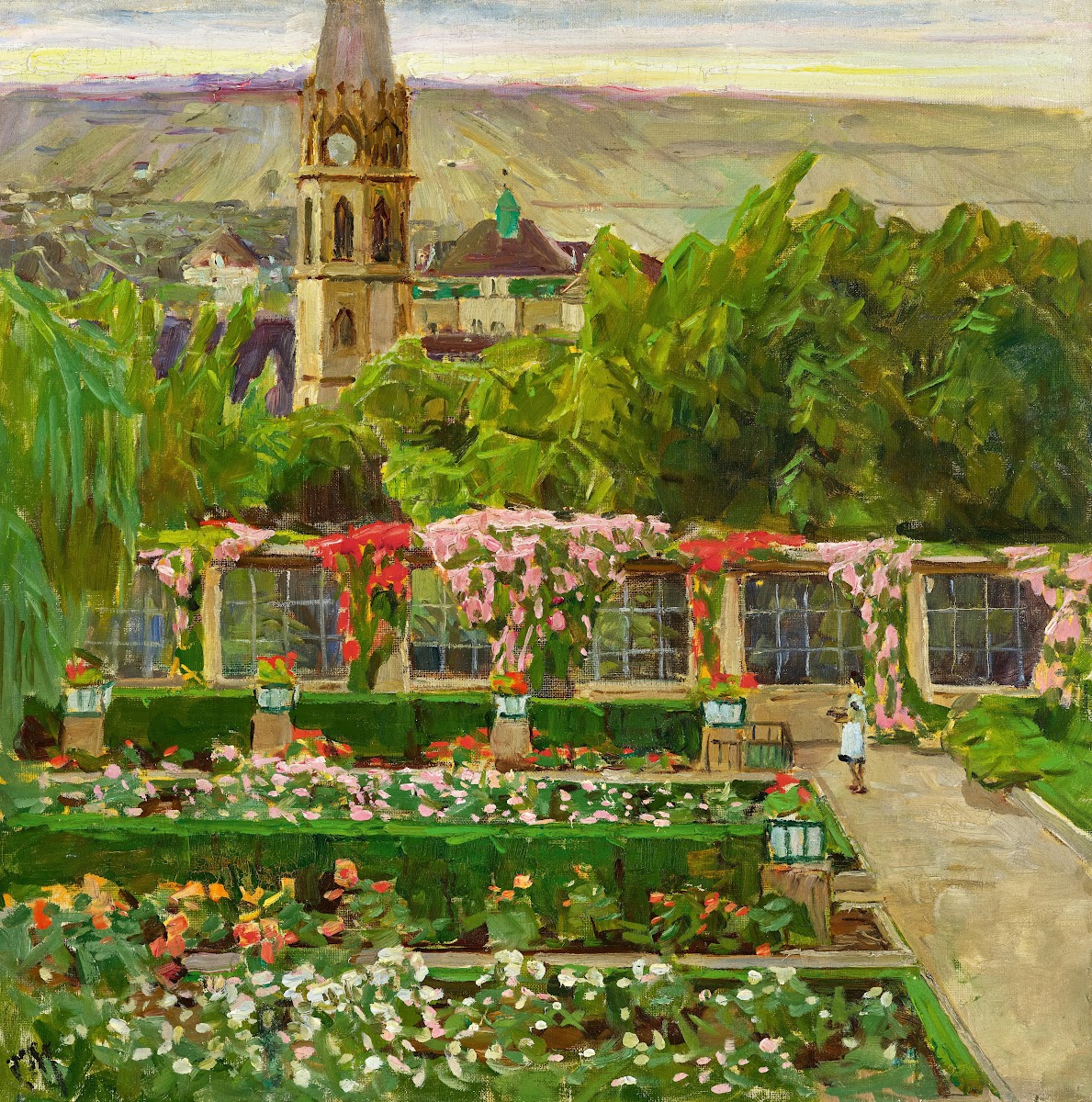 Blick in den Garten der Villa Ast View of the garden of the Villa Ast after1932