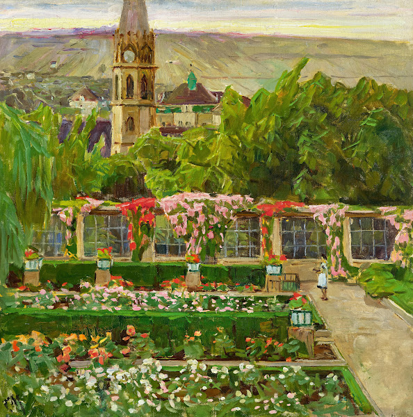 Blick in den Garten der Villa Ast View of the garden of the Villa Ast after1932