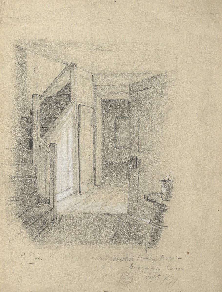 Interior Of The Husted Hobby House GreenwichConn 1877