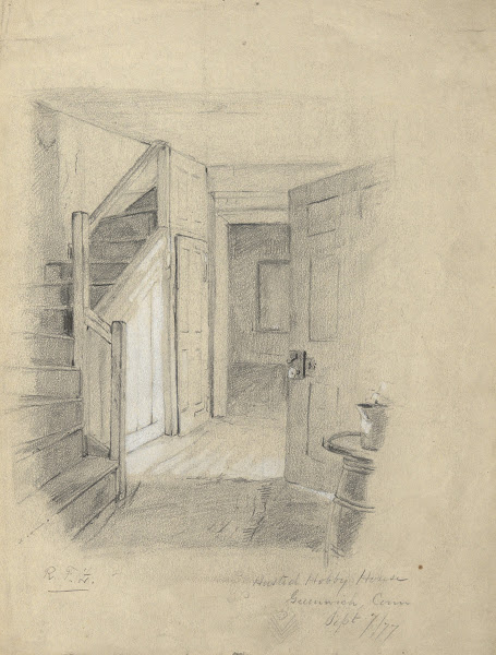 Interior Of The Husted Hobby House GreenwichConn 1877