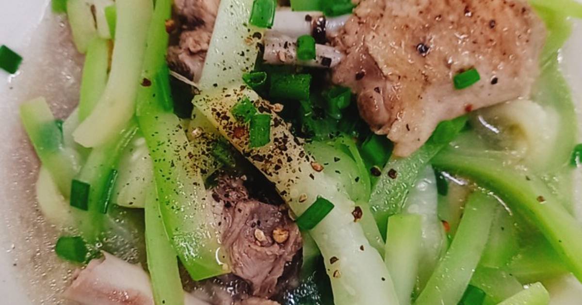 Vịt xào bầu