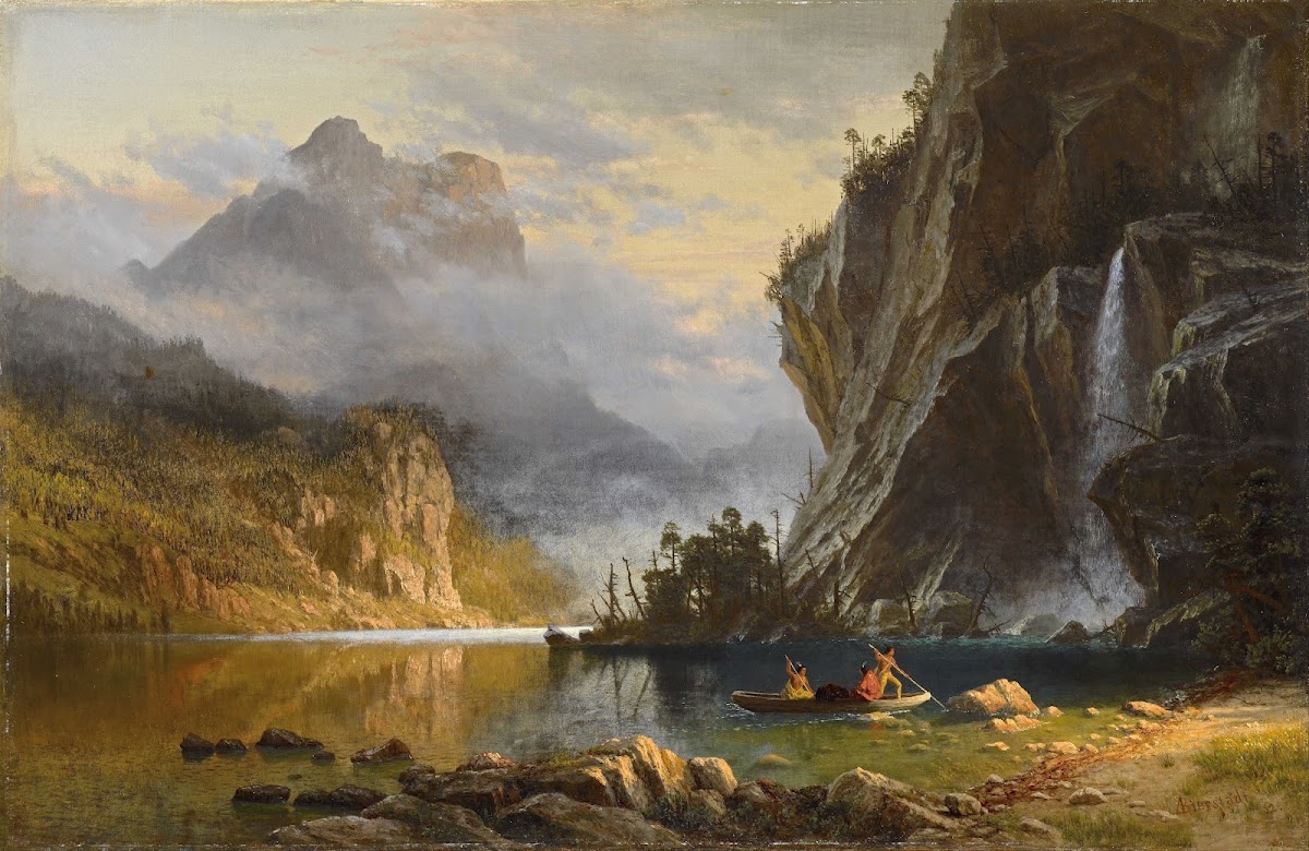 Indians Spear Fishing 1862