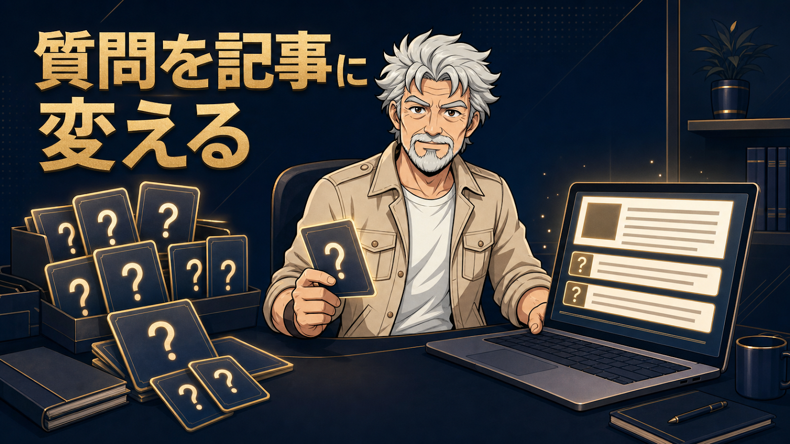 コミュニティ内の質問を検索される記事へ変える
