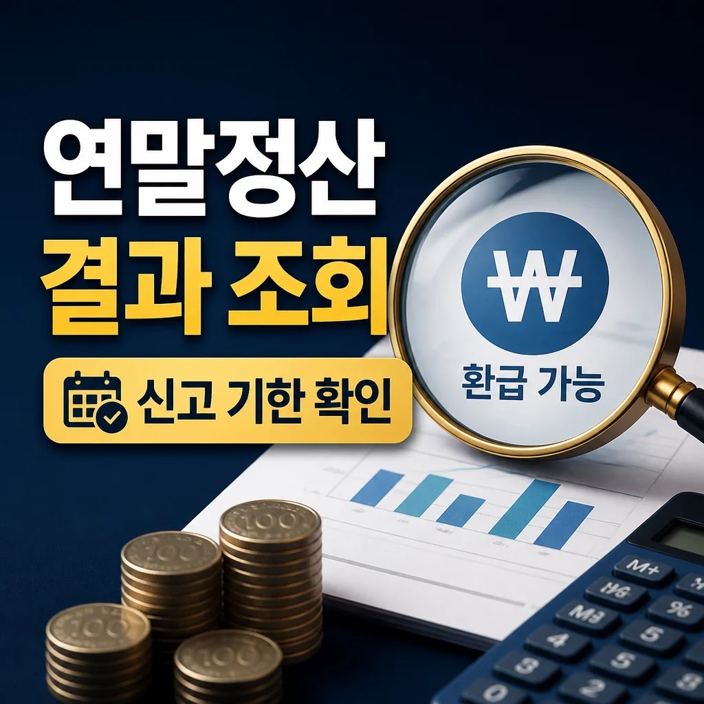 연말정산 결과 조회 확인해야 할 핵심 사항