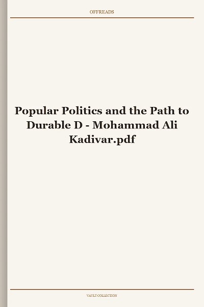 Popular Politics and the Path to Durable D
