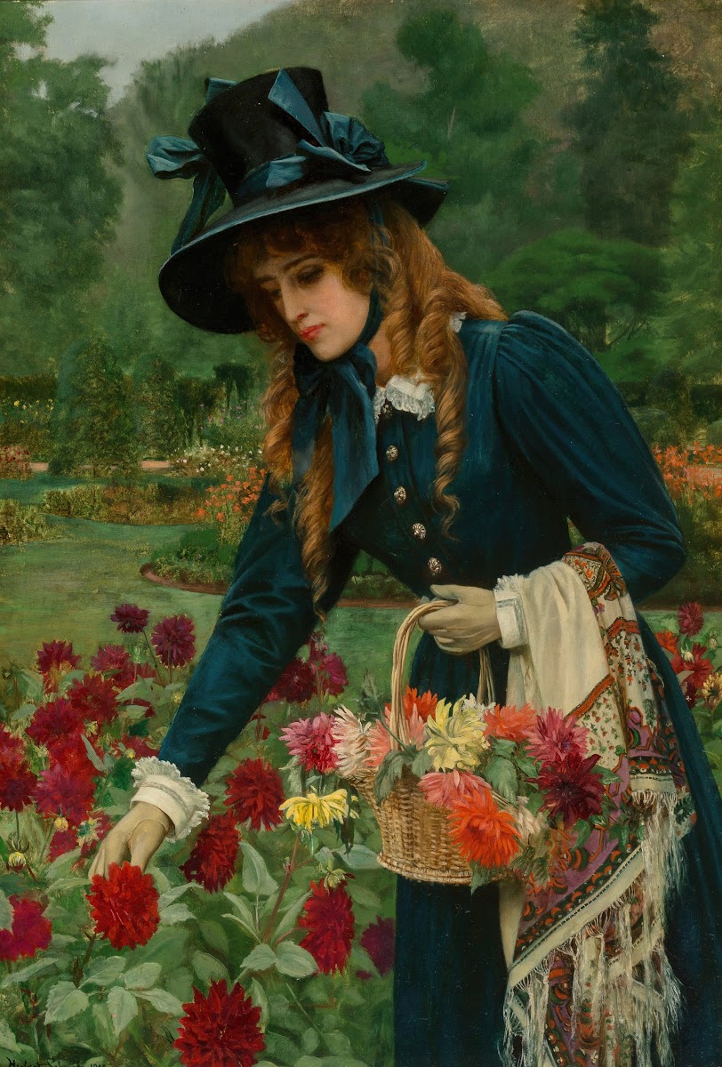 The flower girl 1900