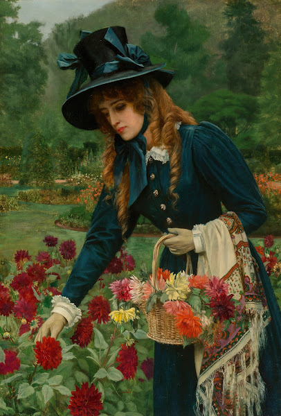 The flower girl 1900