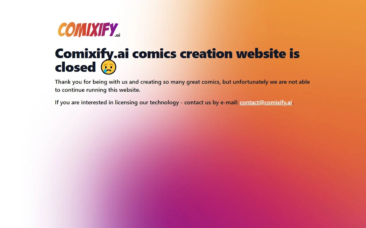 Captura de Comixify