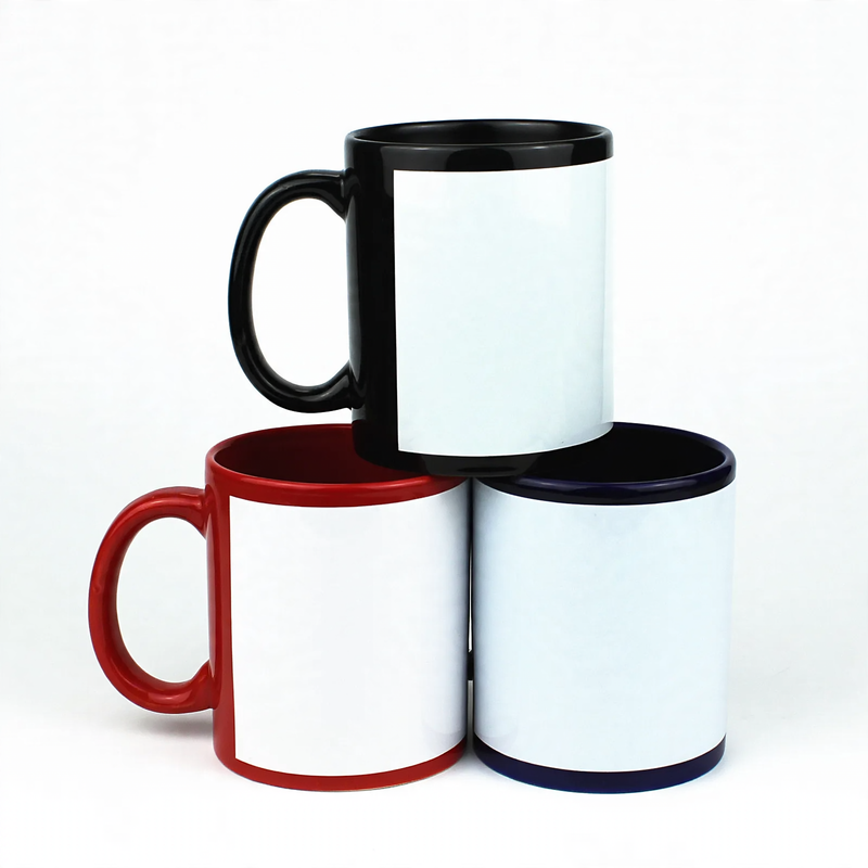 Ceramic mug with photo print